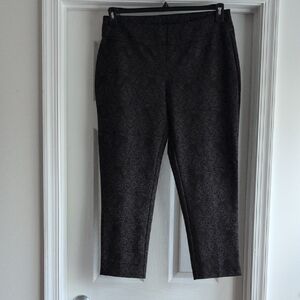 Zac & Rachel Black Patterned Cropped Pants